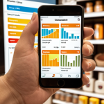 Data-Driven Personalization**

Prompt: *Close-up of a smartphone displaying a highly personalized product recommendation based on past purchases. The background shows a blurred image of various data visualizations and charts, emphasizing the importance of data analysis. Warm, inviting color palette. Focus on the seamless integration of data and customer experience.*

**