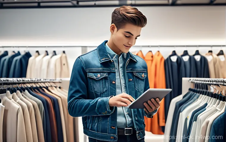 옴니채널을 통한 제품 추천 시스템 구축 - **Prompt 1: Seamless Omnichannel Shopping Journey** A happy young adult, perhaps 16-18 years old...