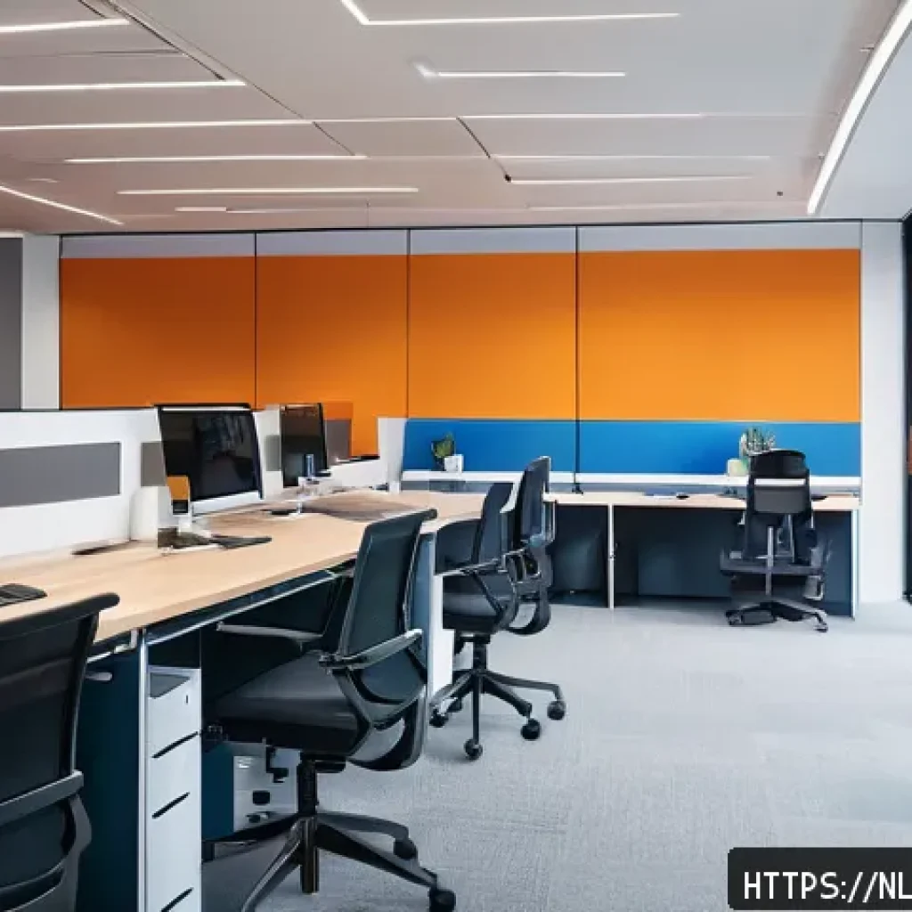 옴니채널 고객 서비스의 도전 과제 - A modern office environment in the Netherlands, featuring a diverse customer service team working co...